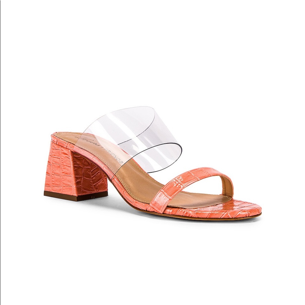 Lovers + Friends X RAYE Penny Heel in Pink